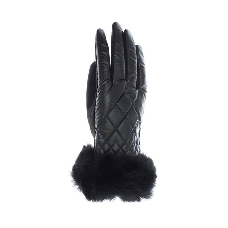 Fashion, accesorii si bijuterii - Femei - Accesorii femei - Manusi femei - Manusi dama, de iarna, din 70% viscoza 30% lana, ButicCochet, cu degete, One size, Negru - MA179 - Infinity.ro