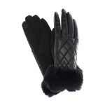 Fashion, accesorii si bijuterii - Femei - Accesorii femei - Manusi femei - Manusi dama, de iarna, din 70% viscoza 30% lana, ButicCochet, cu degete, One size, Negru - MA179 - Infinity.ro