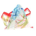 Fashion, accesorii si bijuterii - Femei - Accesorii femei - Esarfe si fulare femei - Batic dama, Buticcochet, dimensiune 60x60 cm, 60% poliester 40% matase, imprimeu floral, Rosu - ES1845 - Infinity.ro
