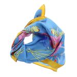Fashion, accesorii si bijuterii - Femei - Accesorii femei - Esarfe si fulare femei - Batic dama, Buticcochet, dimensiune 60x60 cm, 60% poliester 40% matase, imprimeu floral, Albastru - ES1850 - Infinity.ro