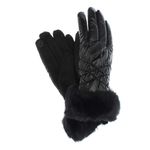 Fashion, accesorii si bijuterii - Femei - Accesorii femei - Manusi femei - Manusi dama, de iarna, din 70% viscoza 30% lana, ButicCochet, cu degete, One size, Negru - MA173 - Infinity.ro