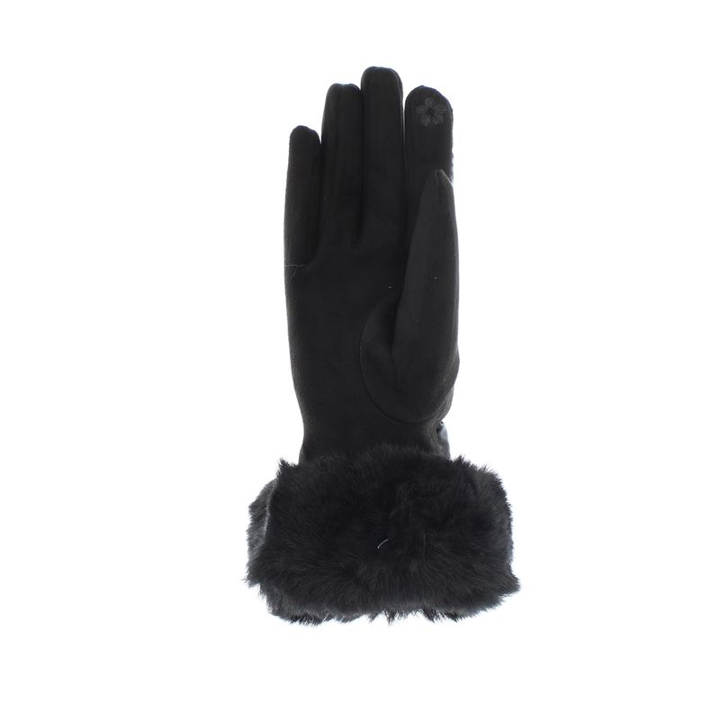 Fashion, accesorii si bijuterii - Femei - Accesorii femei - Manusi femei - Manusi dama, de iarna, din 70% viscoza 30% lana, ButicCochet, cu degete, One size, Negru - MA173 - Infinity.ro