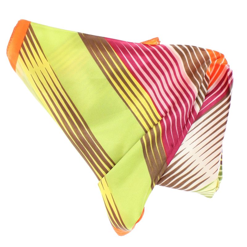 Fashion, accesorii si bijuterii - Femei - Accesorii femei - Esarfe si fulare femei - Batic dama, Buticcochet, dimensiune 60x60 cm, 60% poliester 40% matase, Portocaliu - ES2060 - Infinity.ro