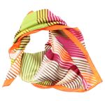 Fashion, accesorii si bijuterii - Femei - Accesorii femei - Esarfe si fulare femei - Batic dama, Buticcochet, dimensiune 60x60 cm, 60% poliester 40% matase, Portocaliu - ES2060 - Infinity.ro