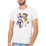 Fashion, accesorii si bijuterii - Barbati - Imbracaminte - Tricouri si bluze barbati - Tricou barbati Seven Deadly Sins Diane Merlin, alb, marime 2XL - Infinity.ro