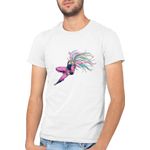 Fashion, accesorii si bijuterii - Barbati - Imbracaminte - Tricouri si bluze barbati - Tricou barbati Toriko Sunny Gourmet Hunter Shounen Karate, alb, marime 2XL - Infinity.ro