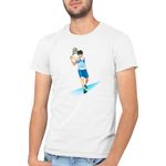 Fashion, accesorii si bijuterii - Barbati - Imbracaminte - Tricouri si bluze barbati - Tricou barbati Prince of Tennis Echizen Ryouma Shounen Otaku Anime, alb, marime 2XL - Infinity.ro