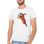 Fashion, accesorii si bijuterii - Barbati - Imbracaminte - Tricouri si bluze barbati - Tricou barbati Toriko Four Heavenly Kings Akirameru na, alb, marime 2XL - Infinity.ro