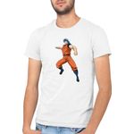 Fashion, accesorii si bijuterii - Barbati - Imbracaminte - Tricouri si bluze barbati - Tricou barbati Toriko Shimabukuro Mitsutoshi Adventure Legends Action, alb, marime 2XL - Infinity.ro