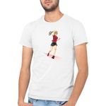 Fashion, accesorii si bijuterii - Barbati - Imbracaminte - Tricouri si bluze barbati - Tricou barbati Prince of Tenis Anime Girl Sports Anime Kage, alb, marime 2XL - Infinity.ro
