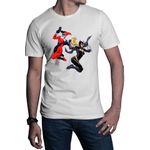 Fashion, accesorii si bijuterii - Barbati - Imbracaminte - Tricouri si bluze barbati - Tricou barbati Joker Woman Harley Quinn Friends Catwoman Batwoman, alb, marime 2XL - Infinity.ro