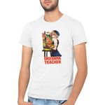 Fashion, accesorii si bijuterii - Barbati - Imbracaminte - Tricouri si bluze barbati - Tricou barbati Oresama Teacher Mafuyu Art Painting Usagi Mask, alb, marime 2XL - Infinity.ro