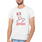 Fashion, accesorii si bijuterii - Barbati - Imbracaminte - Tricouri si bluze barbati - Tricou barbati Madoka Magica Kaname Drama Suspense Hanokage, alb, marime 2XL - Infinity.ro