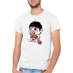 Fashion, accesorii si bijuterii - Barbati - Imbracaminte - Tricouri si bluze barbati - Tricou barbati Slam Dunk Mitsui Basket Star Anime Bebe, alb, marime 2XL - Infinity.ro