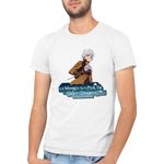 Fashion, accesorii si bijuterii - Barbati - Imbracaminte - Tricouri si bluze barbati - Tricou barbati Is It Wrong To Pick Up Girls In Dungeons Anime Manga, alb, marime 2XL - Infinity.ro