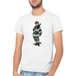 Fashion, accesorii si bijuterii - Barbati - Imbracaminte - Tricouri si bluze barbati - Tricou barbati Fire Force Hinawa Takehisa Animekage Otaku, alb, marime 2XL - Infinity.ro