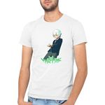 Fashion, accesorii si bijuterii - Barbati - Imbracaminte - Tricouri si bluze barbati - Tricou barbati World Trigger Ashihara Daisuke Mangaka Shounen, alb, marime 2XL - Infinity.ro