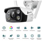 Casa si Gradina - Electrice - Smart Home - Camere de supraveghere - "TP-LINK VIGI 4MP Outdoor Bullet Network WIFI Camera,VIGI C340-W(4mm), 1/3""Progressive - Infinity.ro