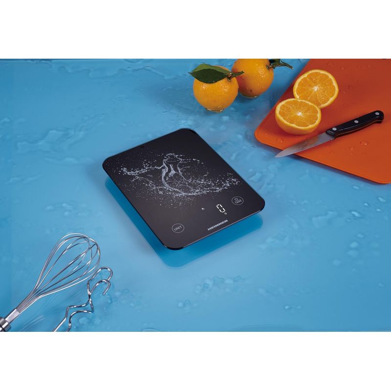 Electronice si Electrocasnice - Electrocasnice bucatarie - Mixere, tocatoare & roboti de bucatarie - Cantare de bucatarie - Cantar de bucatarie Heinner HKS-BK10USB - Infinity.ro