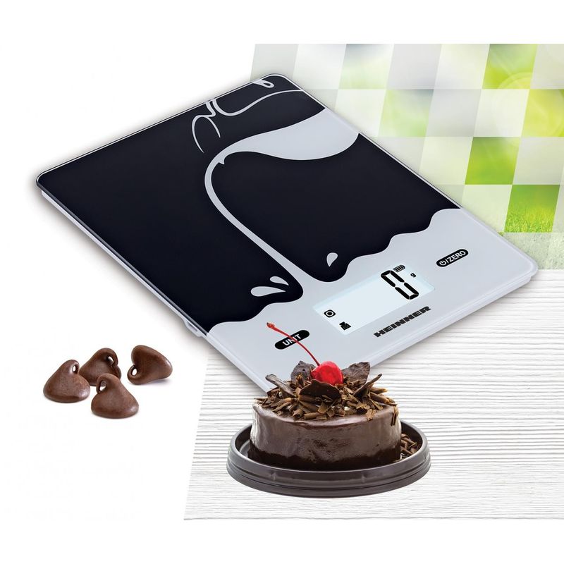Electronice si Electrocasnice - Electrocasnice bucatarie - Mixere, tocatoare & roboti de bucatarie - Cantare de bucatarie - Cantar de bucatarie Heinner HKS-BK5USB - Infinity.ro
