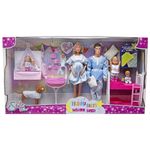 Jucarii, Copii si Bebe - Jucarii si jocuri - Papusi si accesorii - Papusi - Steffi Love set petrecere in pijamale bine ai venit in familie cu accesorii - Infinity.ro