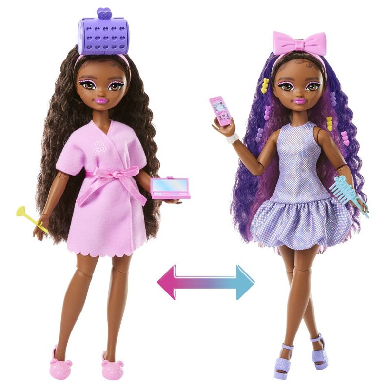 Jucarii, Copii si Bebe - Jucarii si jocuri - Papusi si accesorii - Papusi - Barbie Dream Besties set papusa Barbie Brooklyn pregateste-te cu Barbie - Infinity.ro