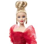Jucarii, Copii si Bebe - Jucarii si jocuri - Papusi si accesorii - Papusi - Barbie Signature aniversare 80 de ani papusa Barbie blonda cu rochie de bal rosie - Infinity.ro