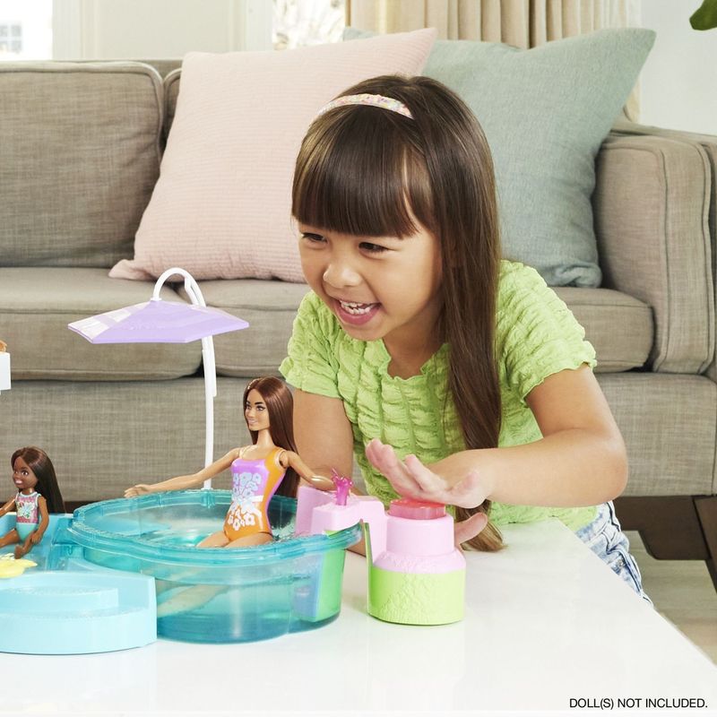 Jucarii, Copii si Bebe - Jucarii si jocuri - Papusi si accesorii - Papusi - Barbie set de joaca piscina de vis cu accesorii - Infinity.ro
