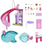 Jucarii, Copii si Bebe - Jucarii si jocuri - Papusi si accesorii - Papusi - Barbie set de joaca piscina de vis cu accesorii - Infinity.ro