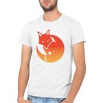 Fashion, accesorii si bijuterii - Barbati - Imbracaminte - Tricouri si bluze barbati - Tricou barbati Kamisana Kiss Icon Fox Youkai Spirit, alb, marime 2XL - Infinity.ro