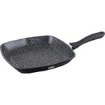 Casa si Gradina - Bucatarie si vesela - Vase pentru gatit - Tigai si seturi - Tigaie grill aluminiu + capac 28 x 4.5 cm - Infinity.ro