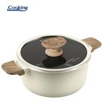 Casa si Gradina - Bucatarie si vesela - Vase pentru gatit - Tigai si seturi - Cratita aluminiu+capac 20x9.5 cm, 2.5 L, Wild Stone, Cooking by Heinner - Infinity.ro
