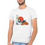 Fashion, accesorii si bijuterii - Barbati - Imbracaminte - Tricouri si bluze barbati - Tricou barbati Kamisama Kiss Tomoe Ninjago Kyoto, alb, marime 2XL - Infinity.ro