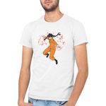 Fashion, accesorii si bijuterii - Barbati - Imbracaminte - Tricouri si bluze barbati - Tricou barbati Fire Force Kotatsu Tamaki Animeg Japan Tokyo, alb, marime 2XL - Infinity.ro
