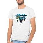 Fashion, accesorii si bijuterii - Barbati - Imbracaminte - Tricouri si bluze barbati - Tricou barbati World Trigger Neighbors Border Anime Otaku, alb, marime 2XL - Infinity.ro