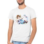 Fashion, accesorii si bijuterii - Barbati - Imbracaminte - Tricouri si bluze barbati - Tricou barbati Kamisama Kiss Tomoe Ninja Lego Shoujo, alb, marime 2XL - Infinity.ro
