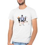 Fashion, accesorii si bijuterii - Barbati - Imbracaminte - Tricouri si bluze barbati - Tricou barbati Prince of Tennis Ryouma Lego Kuroko Haikyuu, alb, marime 2XL - Infinity.ro
