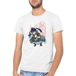 Fashion, accesorii si bijuterii - Barbati - Imbracaminte - Tricouri si bluze barbati - Tricou barbati Fire Force Kotatsu Tamaki Witcher Cosplay, alb, marime 2XL - Infinity.ro