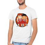 Fashion, accesorii si bijuterii - Barbati - Imbracaminte - Tricouri si bluze barbati - Tricou barbati Slam Dunk Sakuragi Rukawa Anime, alb, marime 2XL - Infinity.ro