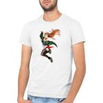 Fashion, accesorii si bijuterii - Barbati - Imbracaminte - Tricouri si bluze barbati - Tricou barbati Persona Sakura Futaba Aggresion Woman, alb, marime 2XL - Infinity.ro