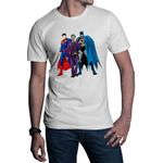 Fashion, accesorii si bijuterii - Barbati - Imbracaminte - Tricouri si bluze barbati - Tricou barbati Joker Batman Superman Marvel DC Comics America, alb, marime 2XL - Infinity.ro