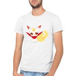 Fashion, accesorii si bijuterii - Barbati - Imbracaminte - Tricouri si bluze barbati - Tricou barbati Twin Star Minecraft Kinako Pet Lego, alb, marime 2XL - Infinity.ro