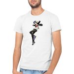 Fashion, accesorii si bijuterii - Barbati - Imbracaminte - Tricouri si bluze barbati - Tricou barbati Persona Shin Night Music Smart Anime Kage, alb, marime 2XL - Infinity.ro