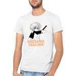 Fashion, accesorii si bijuterii - Barbati - Imbracaminte - Tricouri si bluze barbati - Tricou barbati Oresama Teacher Kurosaki Anime Femboy Energic Trouble, alb, marime 2XL - Infinity.ro