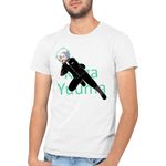 Fashion, accesorii si bijuterii - Barbati - Imbracaminte - Tricouri si bluze barbati - Tricou barbati World Trigger Kuga Best Player Fantasy Weeb, alb, marime 2XL - Infinity.ro