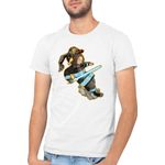 Fashion, accesorii si bijuterii - Barbati - Imbracaminte - Tricouri si bluze barbati - Tricou barbati Fire Force Arthur Anime Otaku, alb, marime 2XL - Infinity.ro