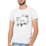 Fashion, accesorii si bijuterii - Barbati - Imbracaminte - Tricouri si bluze barbati - Tricou barbati World Trigger Yuuma Kuma League Legends Yasuo, alb, marime 2XL - Infinity.ro