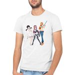 Fashion, accesorii si bijuterii - Barbati - Imbracaminte - Tricouri si bluze barbati - Tricou barbati Trinity Seven One Piece Nami Anime Waifu, alb, marime 2XL - Infinity.ro