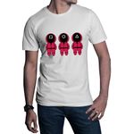 Fashion, accesorii si bijuterii - Barbati - Imbracaminte - Tricouri si bluze barbati - Tricou barbati Squid Game Projector Rules Harsh Protective, alb, marime 2XL - Infinity.ro