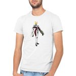 Fashion, accesorii si bijuterii - Barbati - Imbracaminte - Tricouri si bluze barbati - Tricou barbati Terra Formers Davis Michelle Animegake, alb, marime 2XL - Infinity.ro